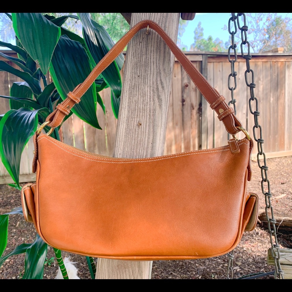 Ralph Lauren Saddle Leather Handbag